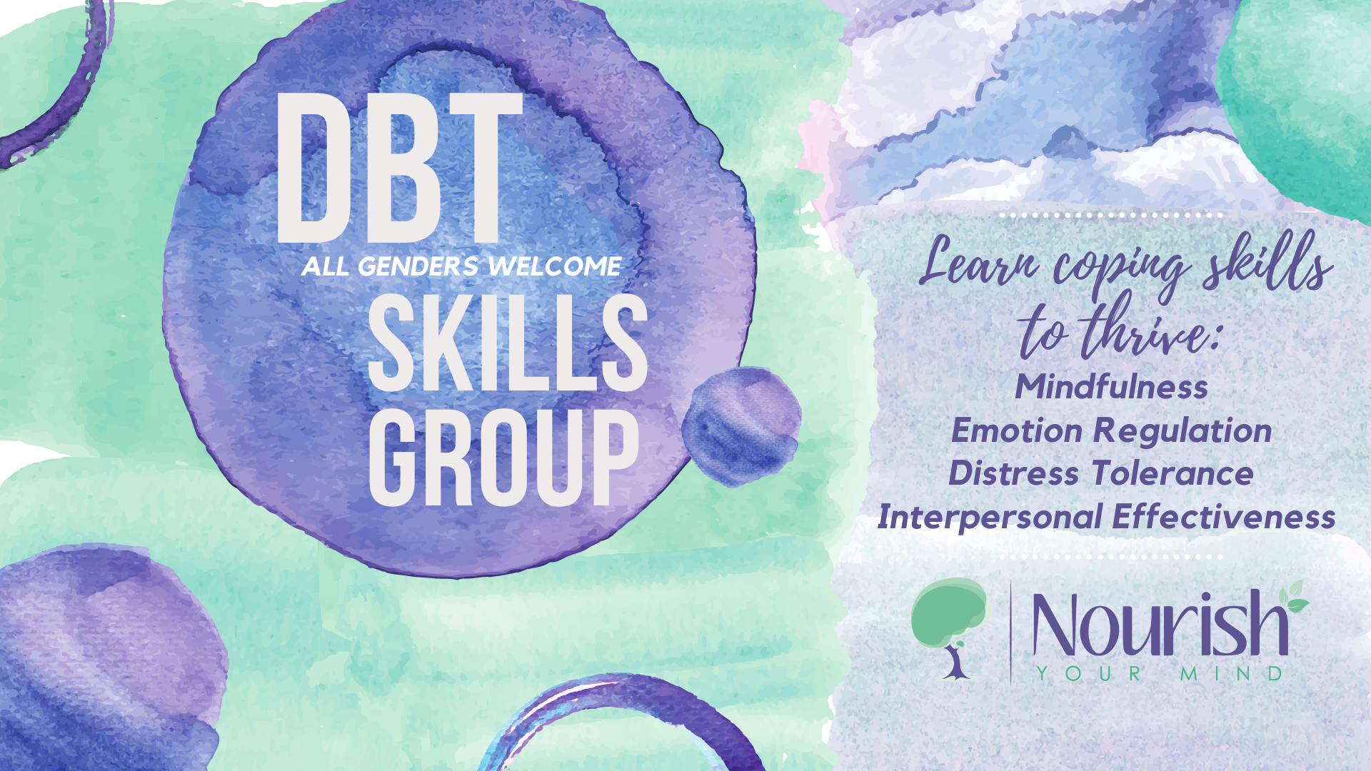 Adult DBT Skills Group AGE 25+