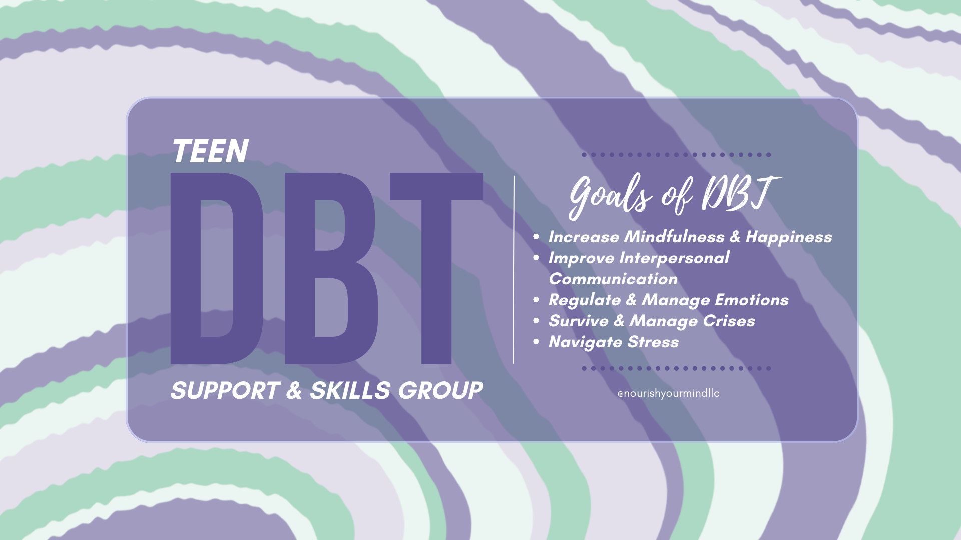 Teen DBT Support & Skills Group